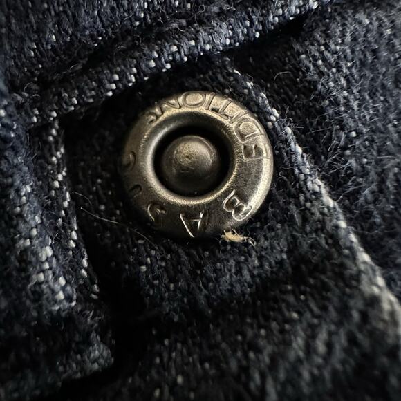 Basic Editions Size 16 Crop Capri Jeans Comfort Stretch Waist Dark Wash - Picture 7 of 8